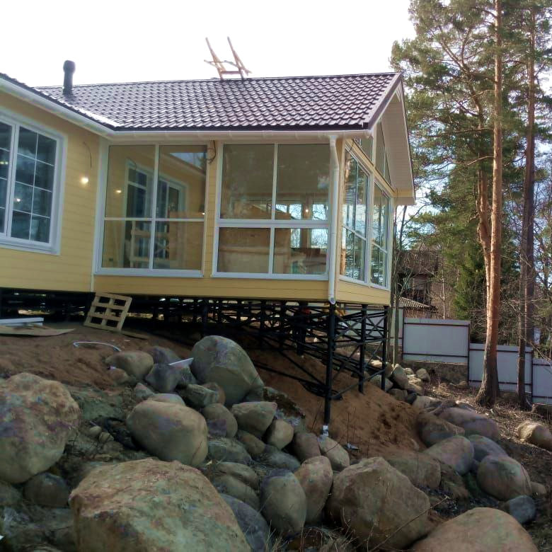 Свайно-винтовой фундамент ЭкоТеС