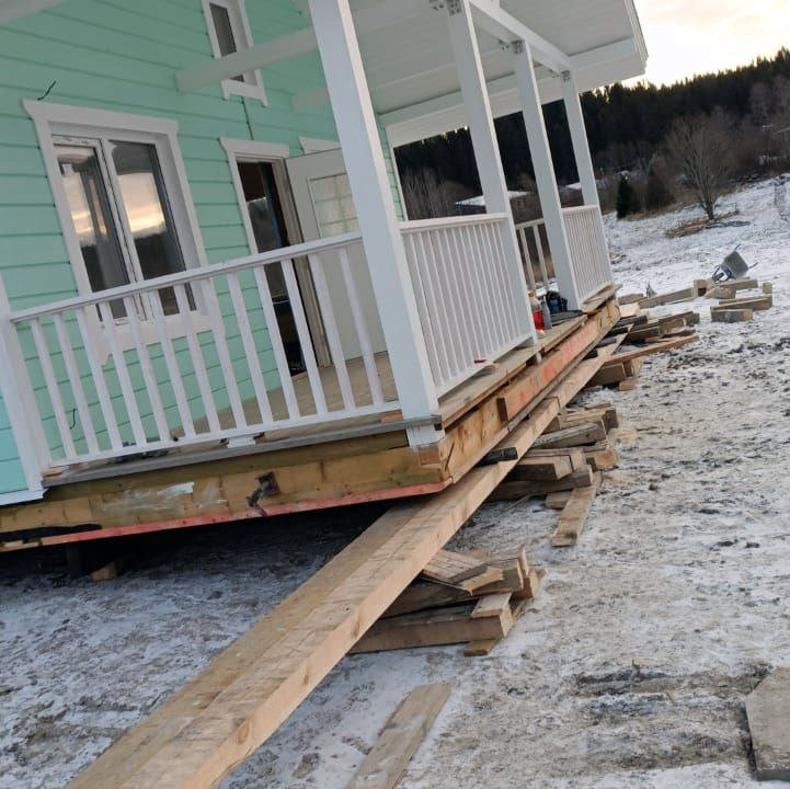 Передвижение домов ЭкоТеС