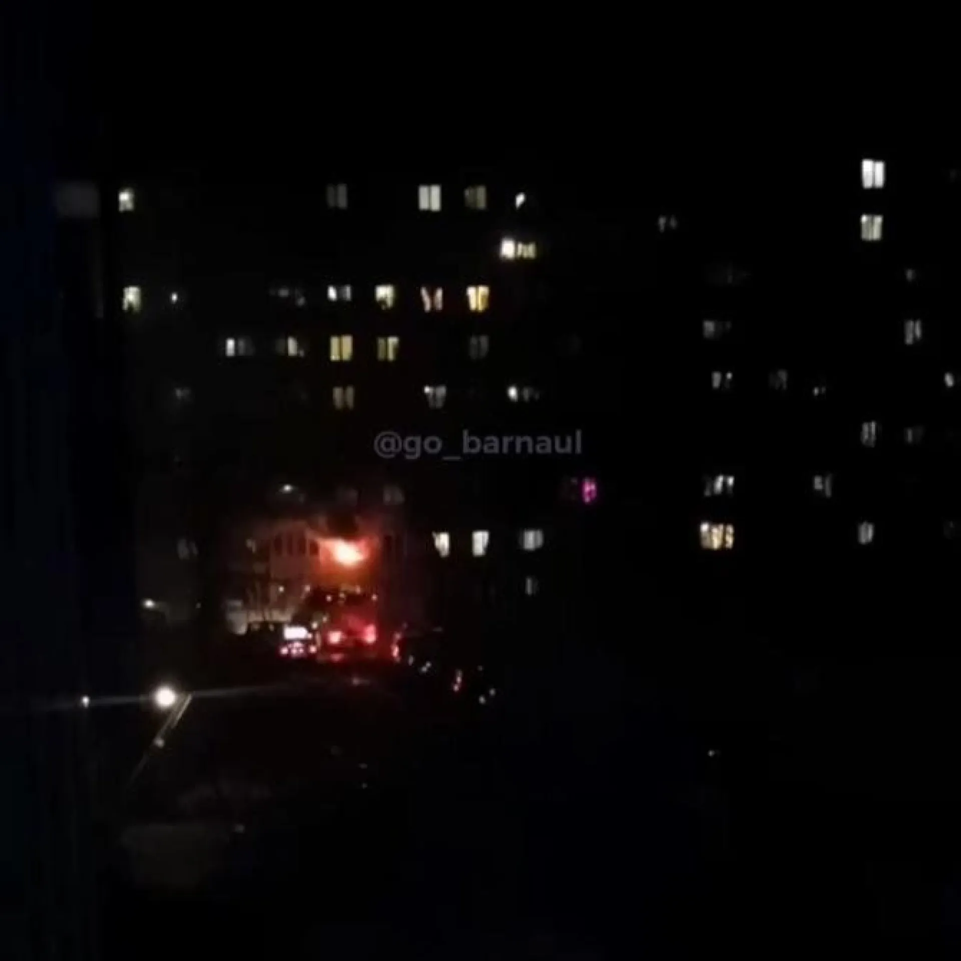 Соцсети: квартира сгорела в Барнауле 