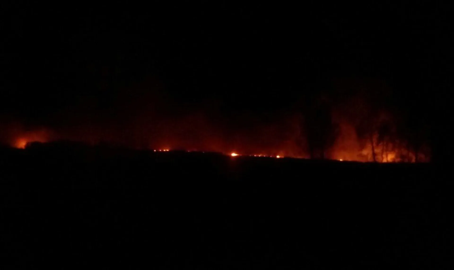 Соцсети: пожар площадью в несколько гектаров произошёл в алтайском селе Соцсети: пожар площадью в несколько гектаров произошёл в алтайском селе