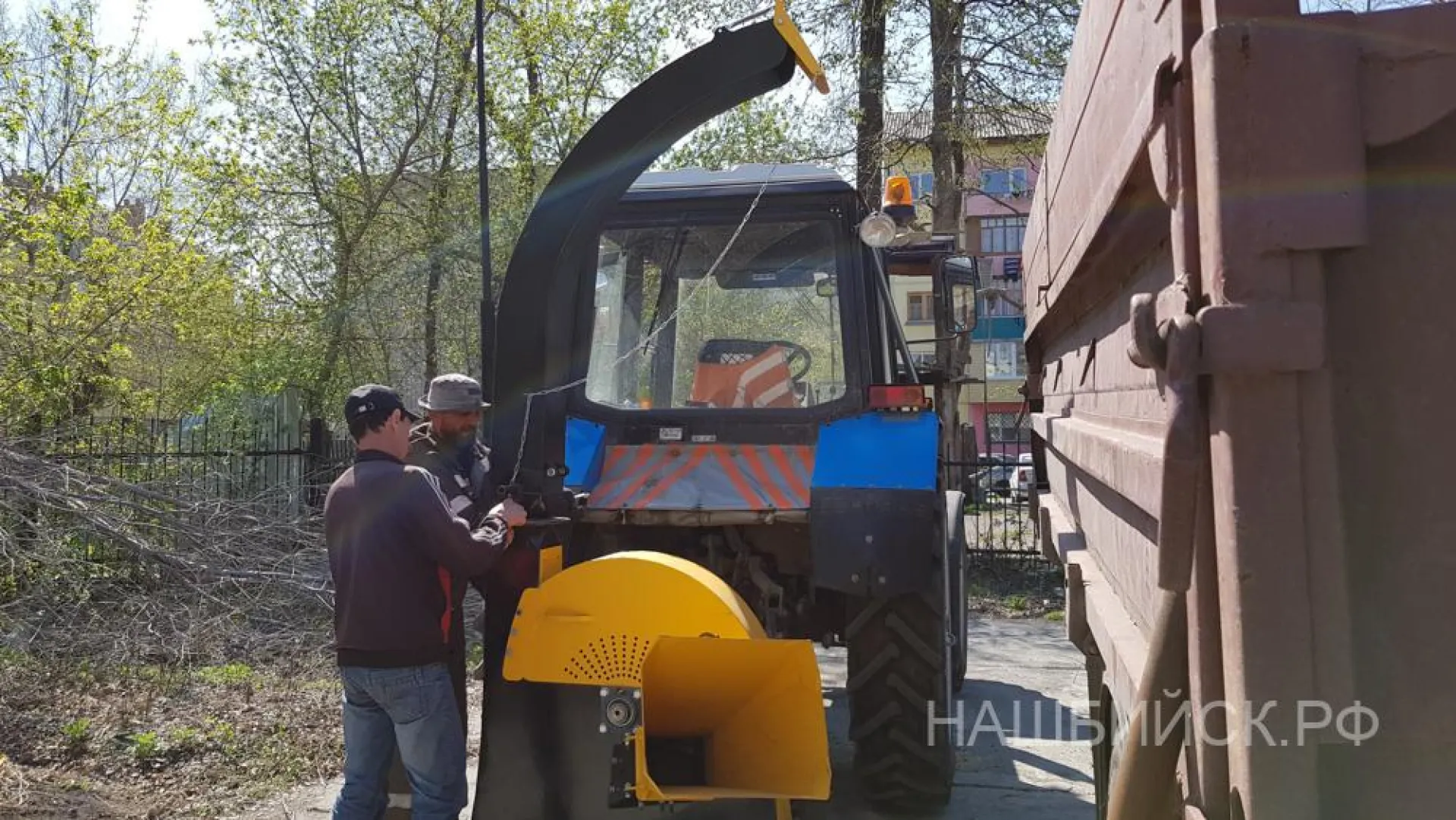 Первая машина для обрезки деревьев появилась в Бийске Первая машина для обрезки деревьев появилась в Бийске
