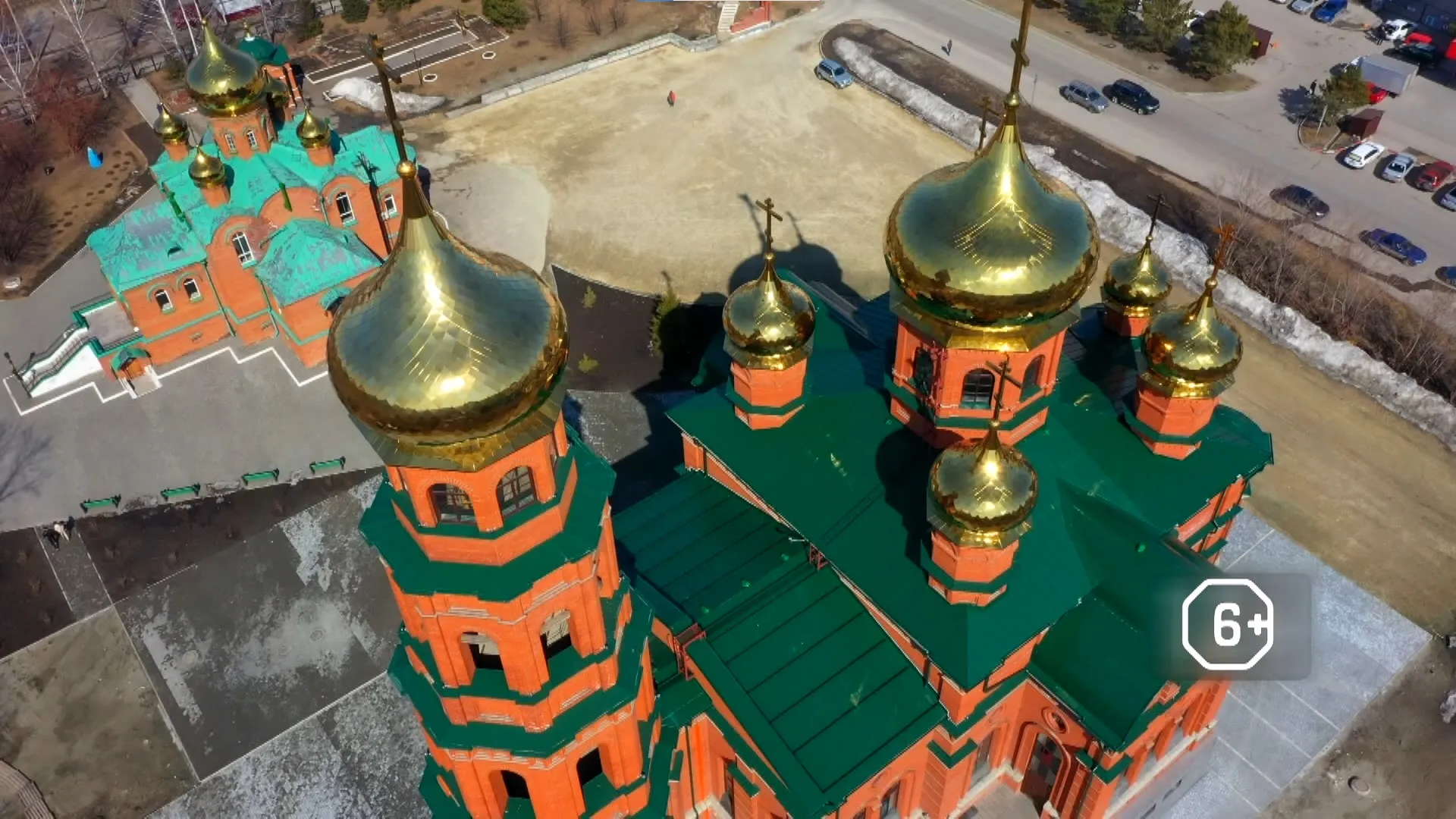 Запись прямой трансляции Пасхального богослужения из барнаульского Александро-Невского собора