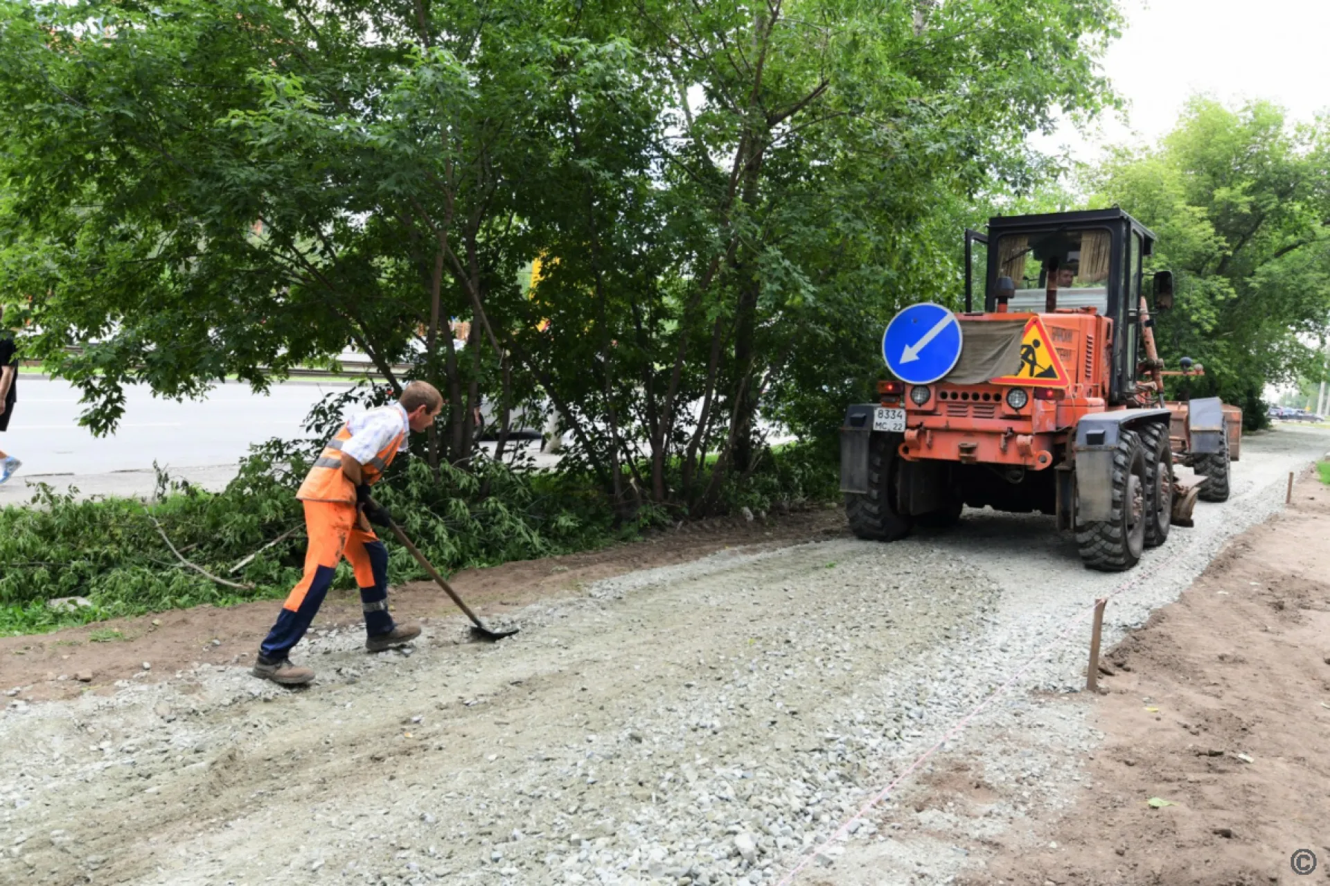 Ремонт тротуаров завершается в Барнауле Ремонт тротуаров завершается в Барнауле