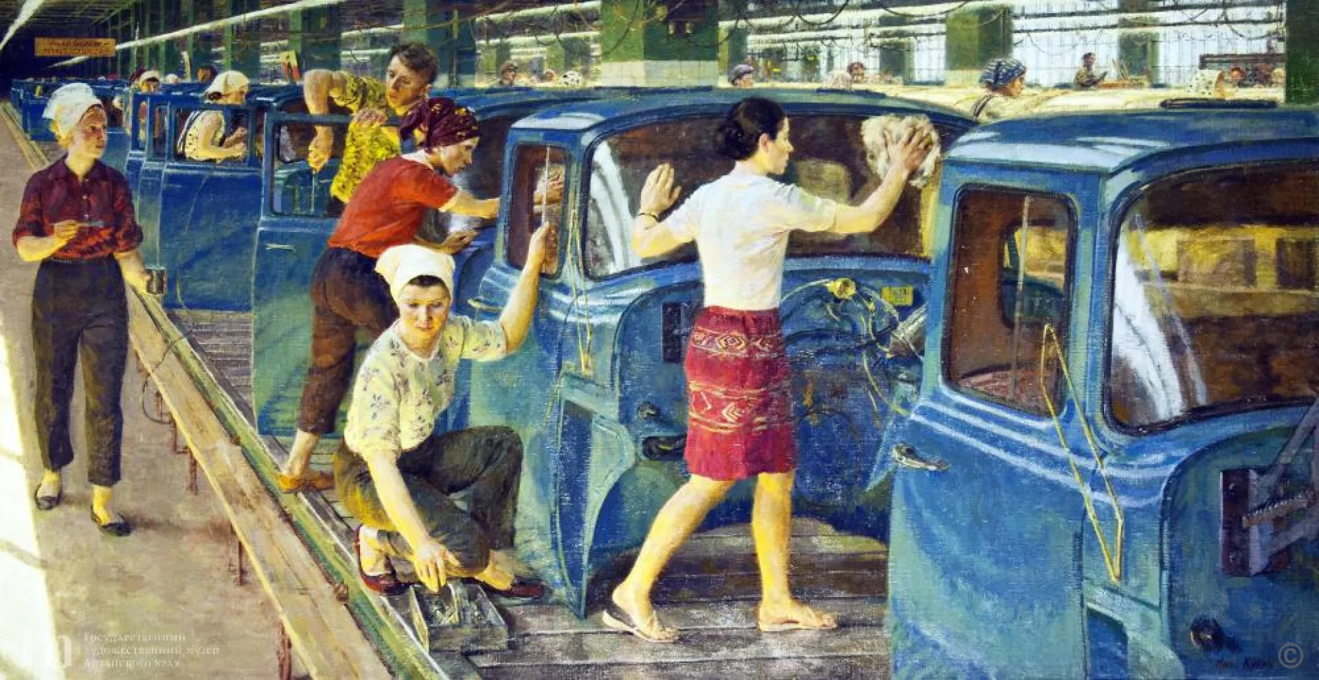 «Кузовной цех» и Алтай из космоса. Большую выставку работ известных советских художников проведут в Барнауле «Кузовной цех» и Алтай из космоса. Большую выставку работ известных советских художников проведут в Барнауле