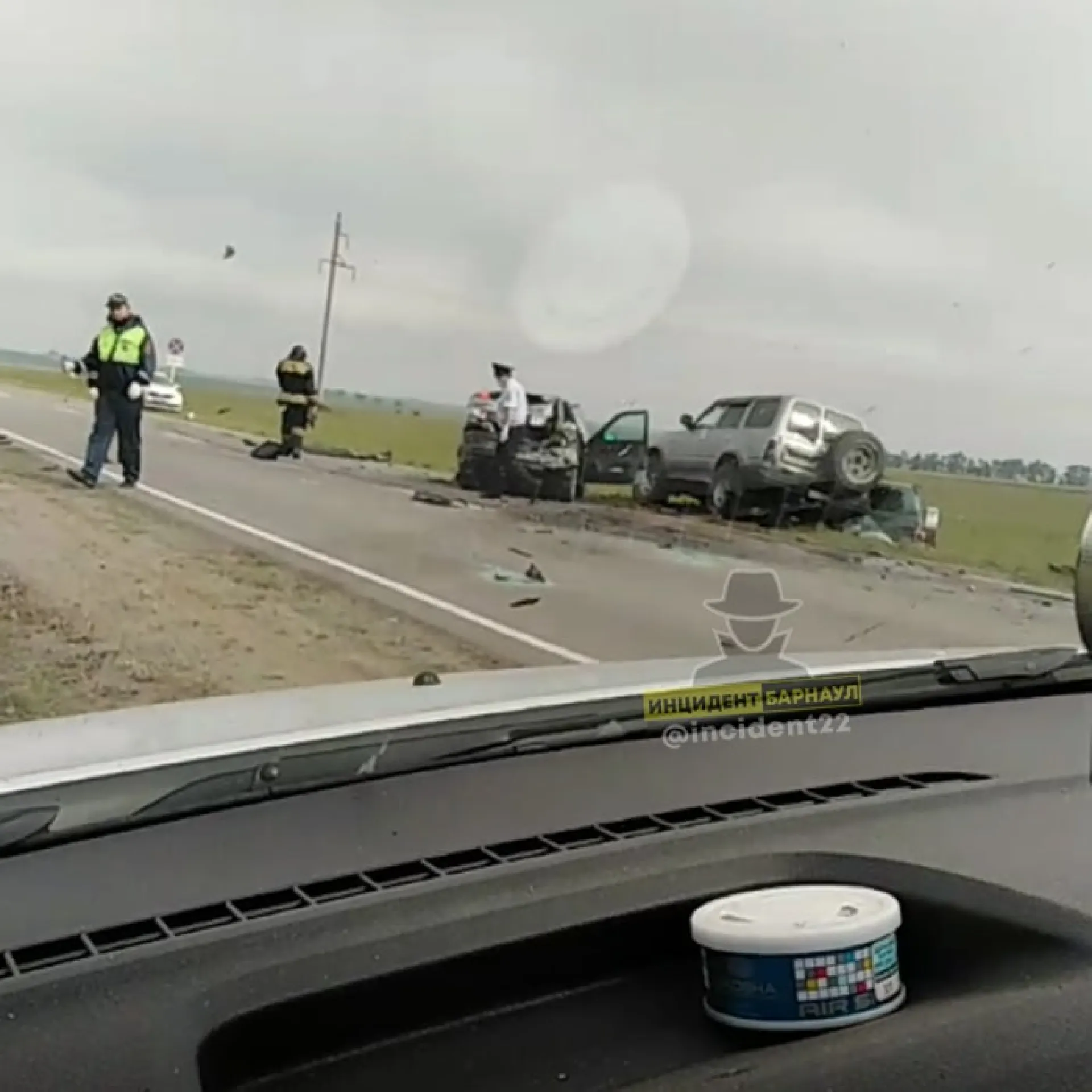 ДТП с участием трех автомобилей произошло в Алтайском крае ДТП с участием трех автомобилей произошло в Алтайском крае