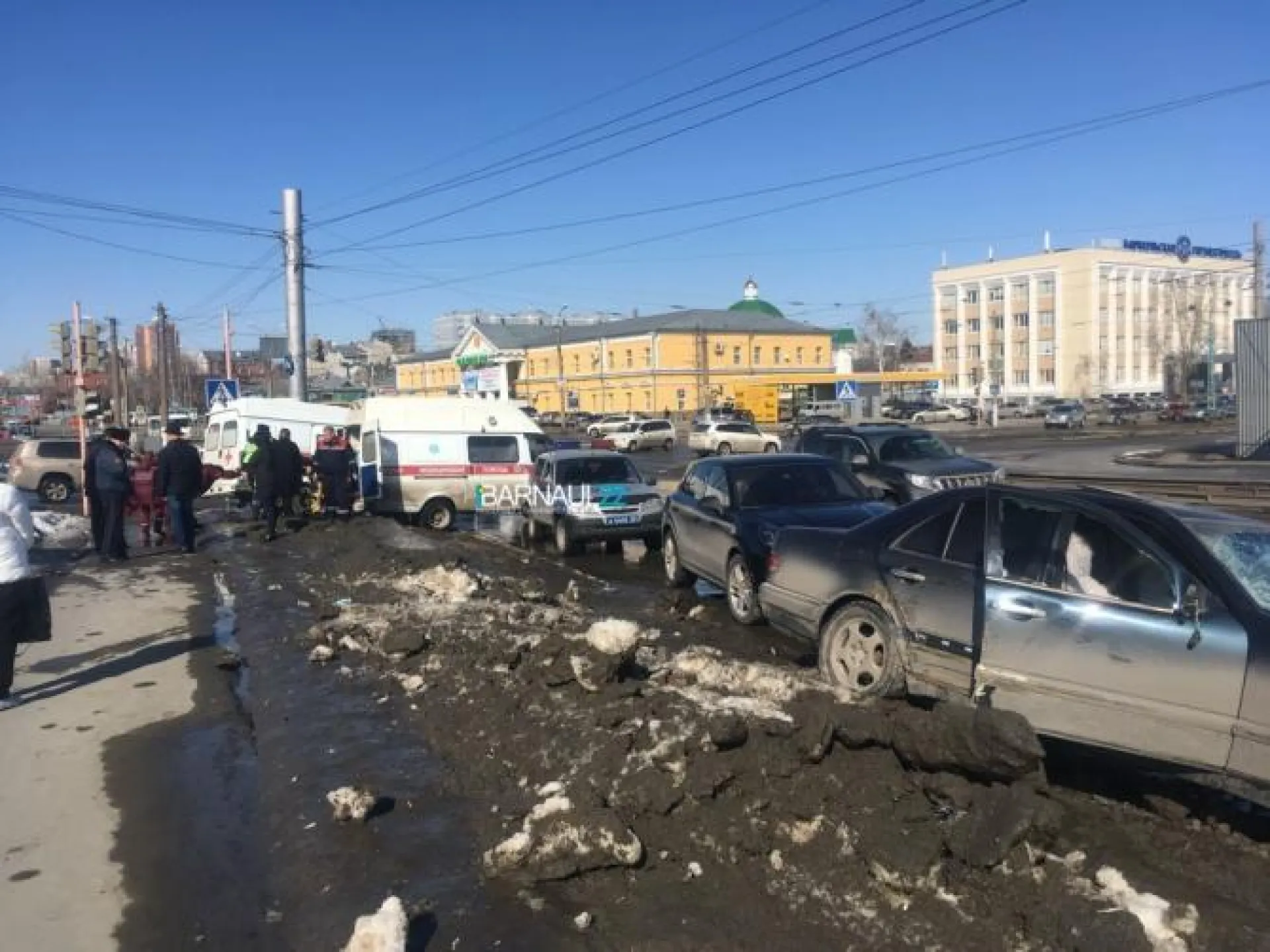 Соцсети: пешехода сбили в Барнауле