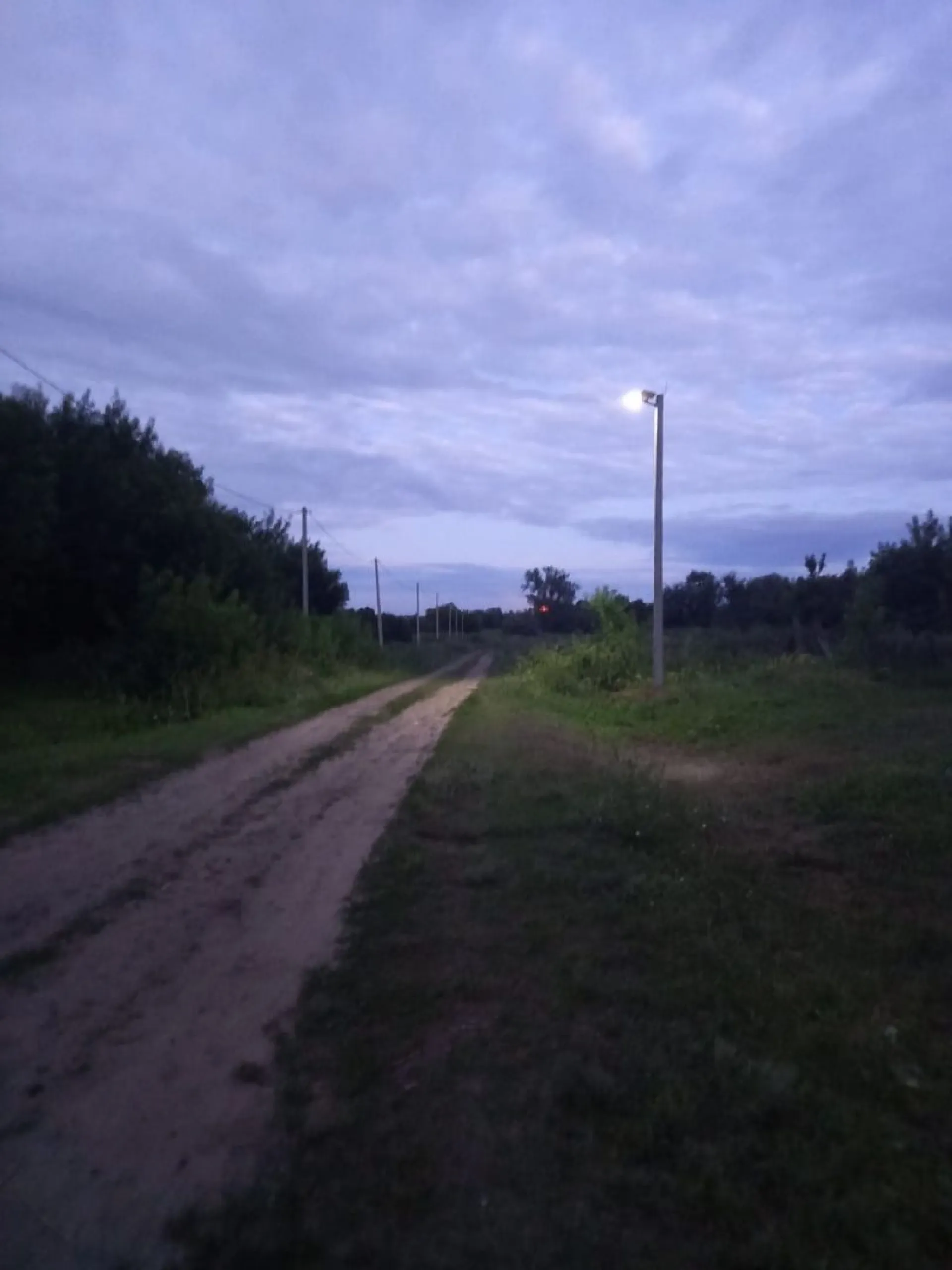 В селе Плотава Баевского района завершили реконструкцию уличного освещения