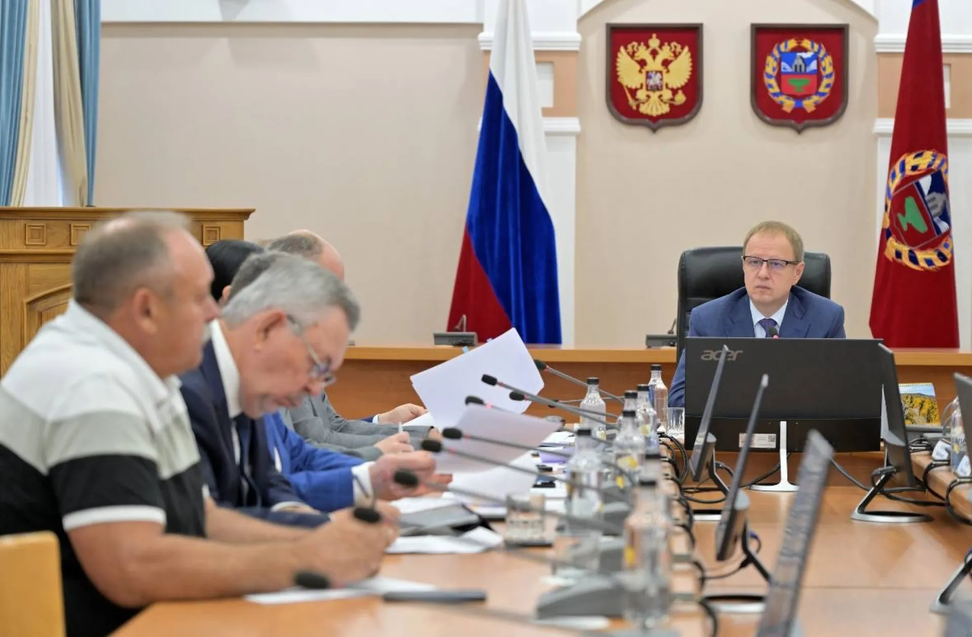 Губернатор Виктор Томенко рассказал, как в Алтайском крае помогают предпринимателям Губернатор Виктор Томенко рассказал, как в Алтайском крае помогают предпринимателям