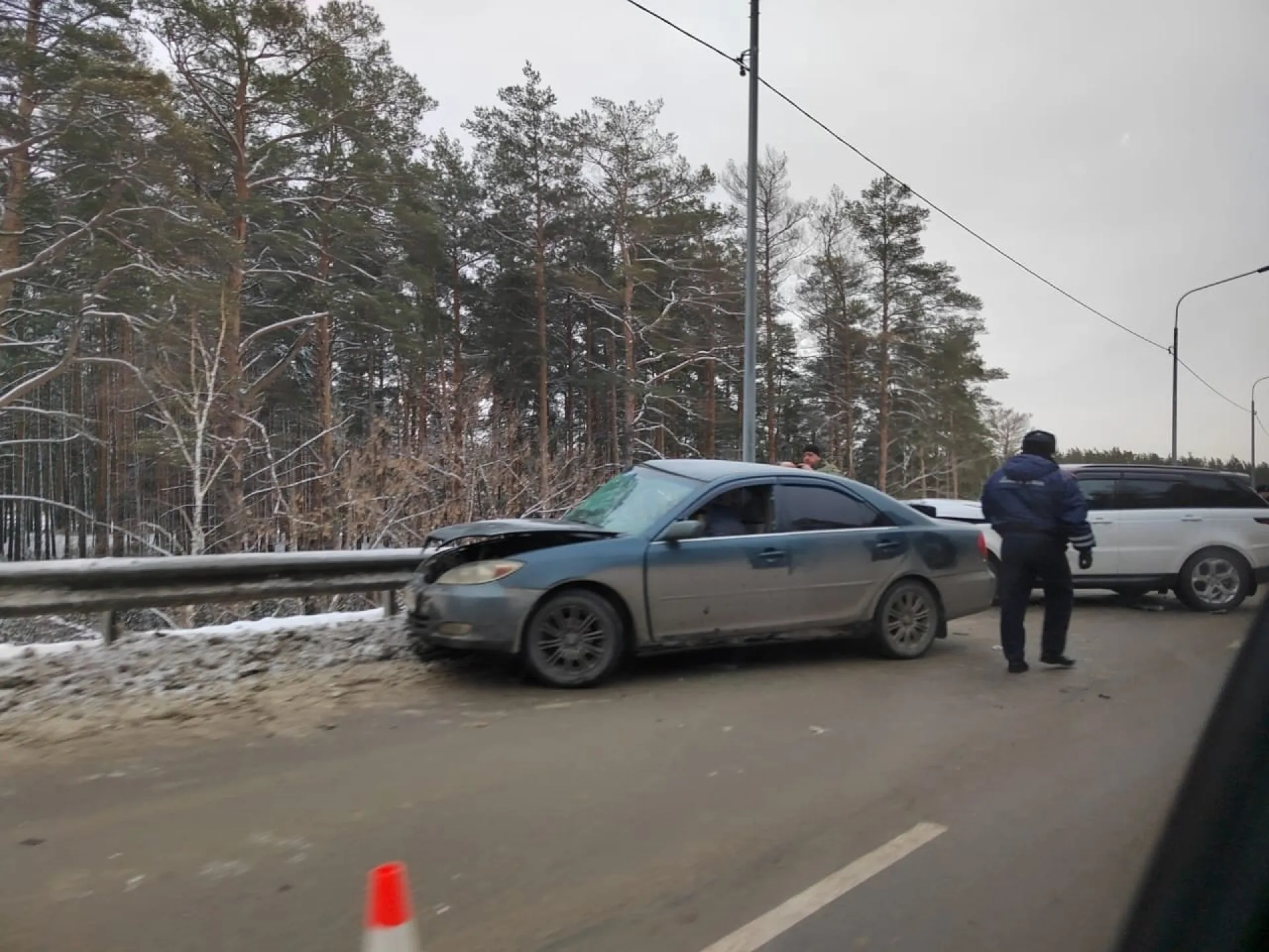 39-летний мужчина погиб в ДТП на шоссе Ленточный Бор в Барнауле