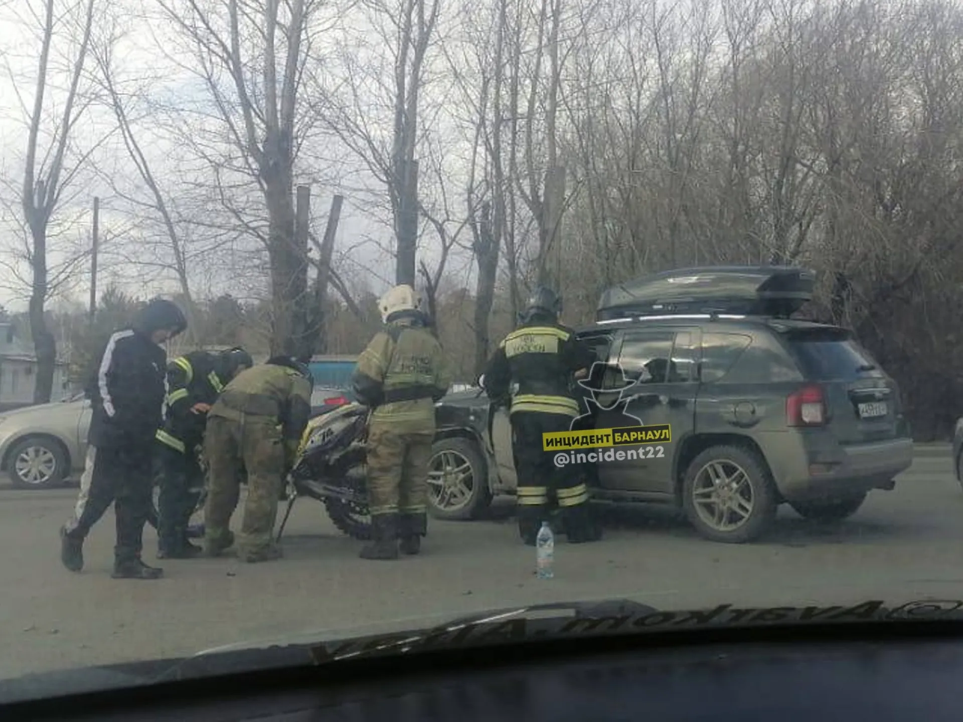 Соцсети: мотоциклист попал в ДТП в Барнауле Соцсети: мотоциклист попал в ДТП в Барнауле