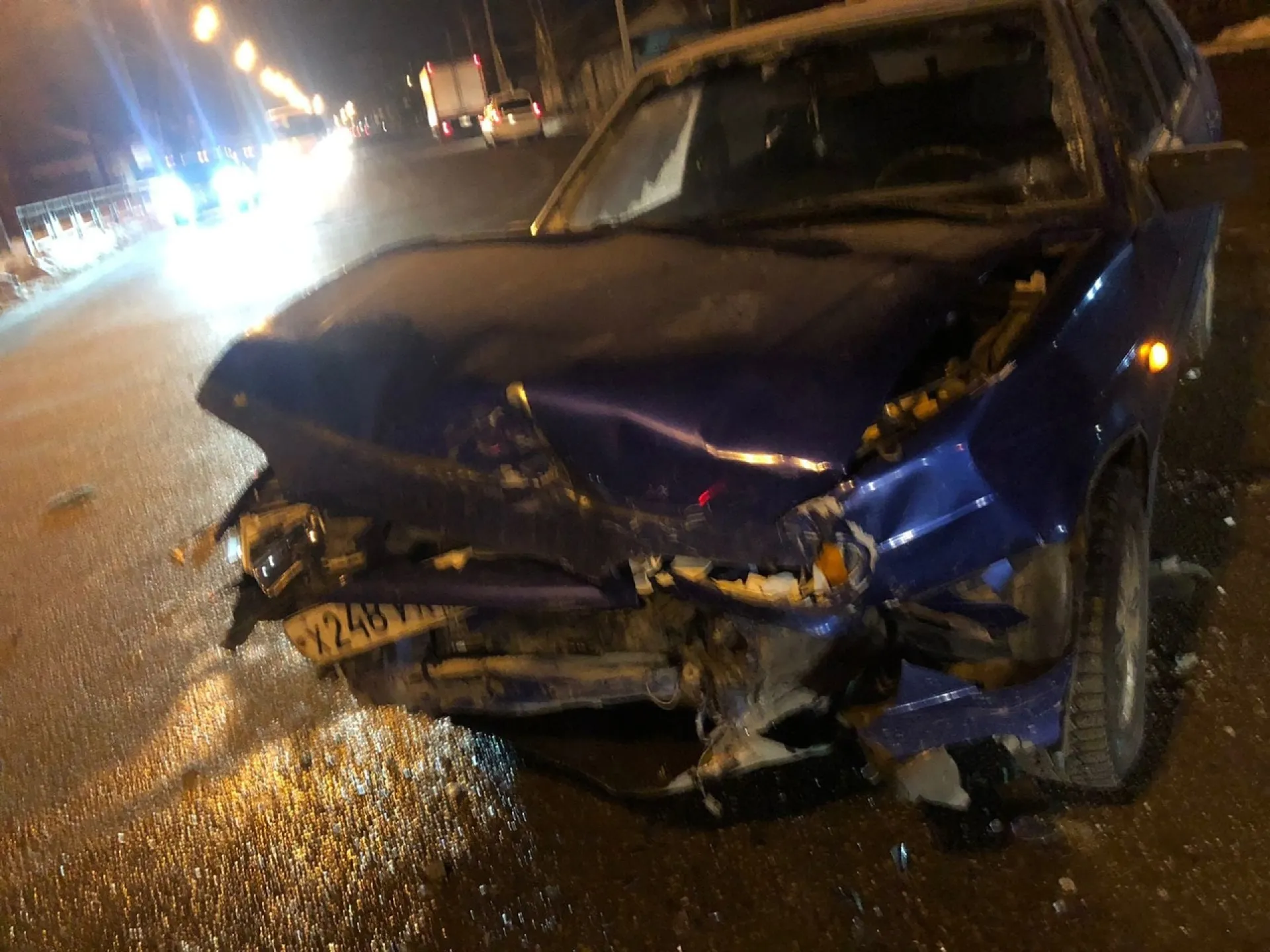 Серьезная авария случилась в центре Барнаула