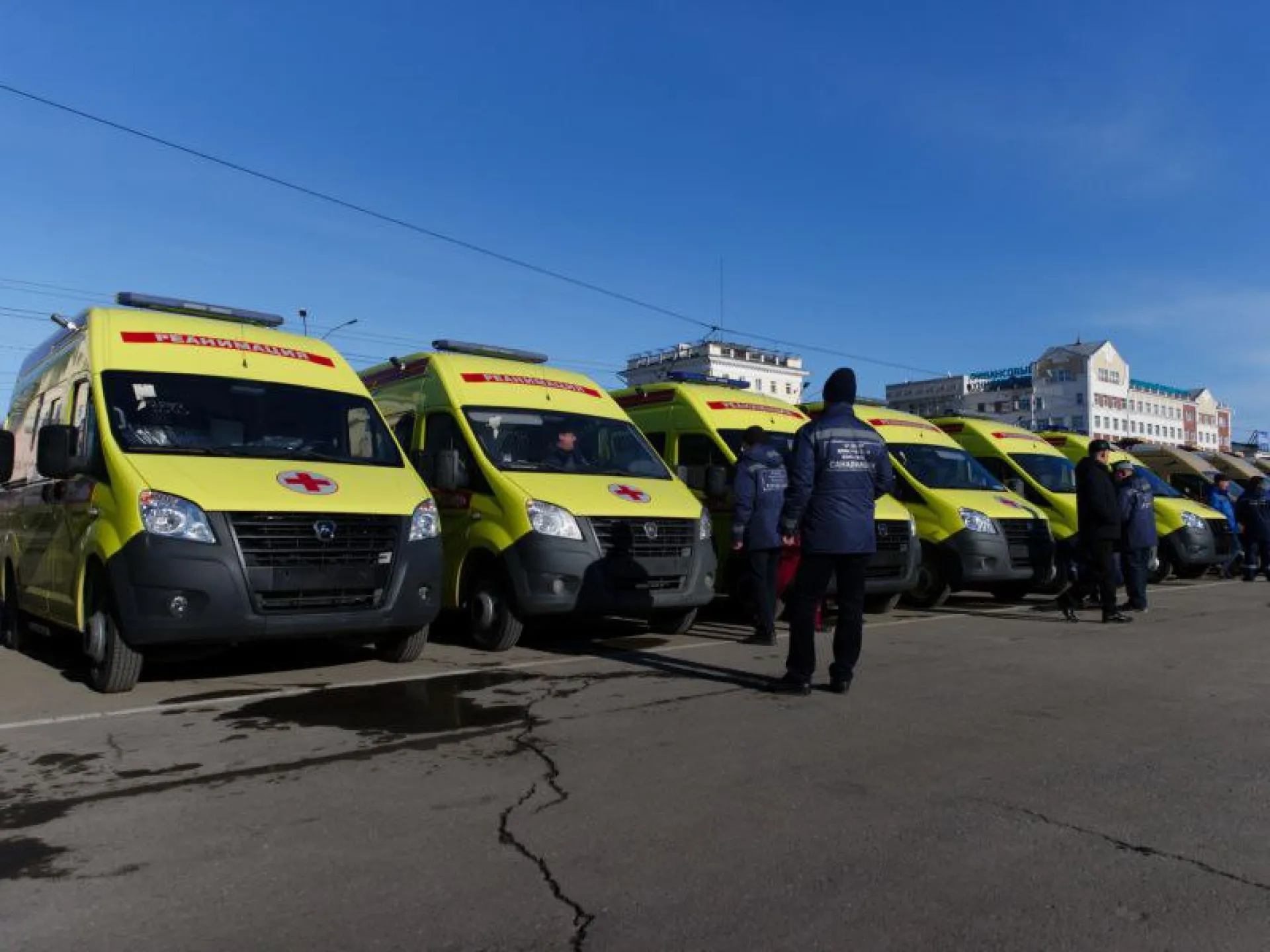 Самая большая за последние годы партия новых медицинских автомобилей прибыла в Алтайский край Самая большая за последние годы партия новых медицинских автомобилей прибыла в Алтайский край