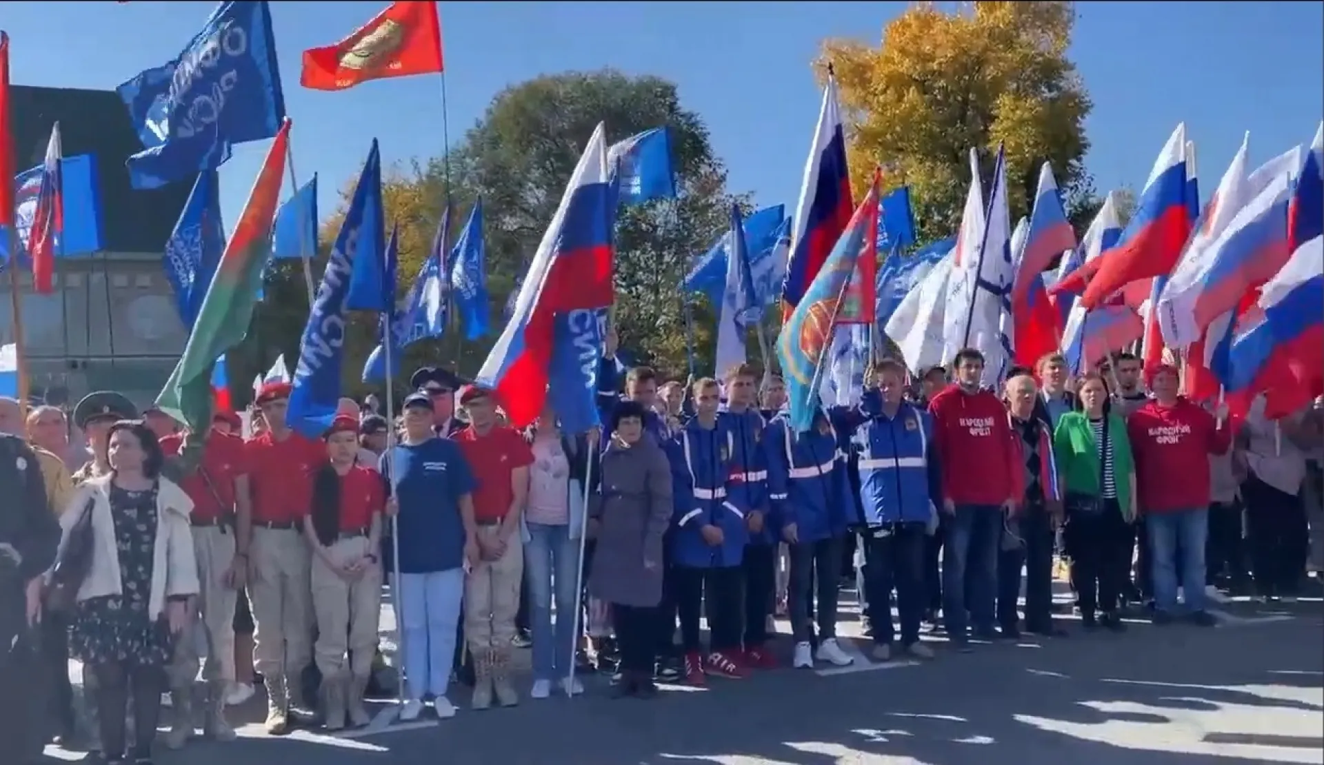 «Своих не бросаем!»: в Барнауле проходит митинг в поддержку референдумов на освобождённых территориях «Своих не бросаем!»: в Барнауле проходит митинг в поддержку референдумов на освобождённых территориях