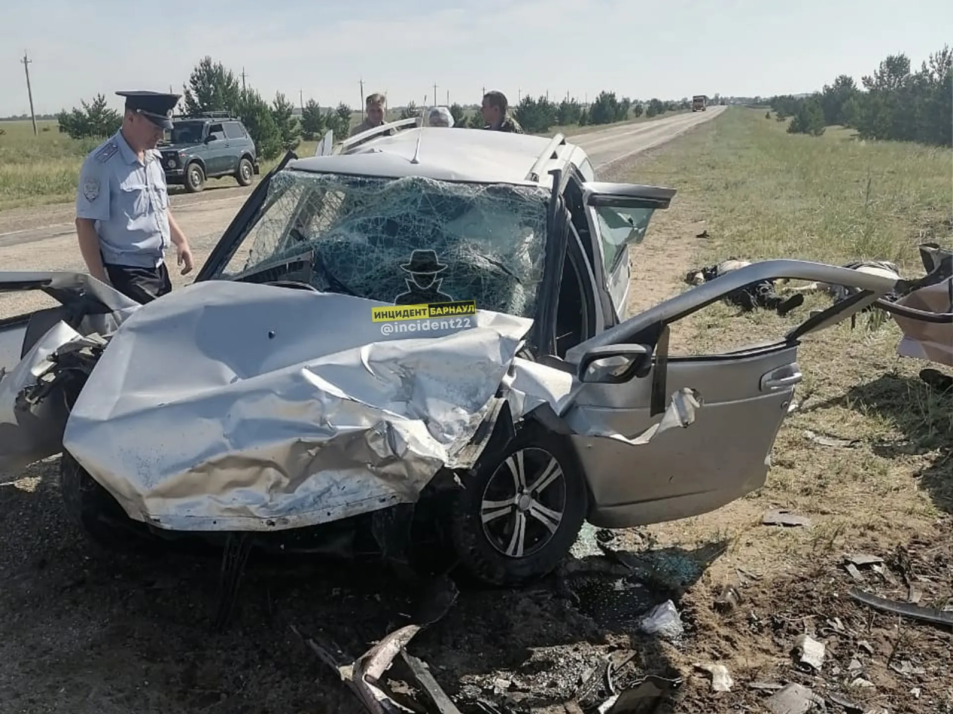 5 человек пострадали в ДТП в Алтайском крае 5 человек пострадали в ДТП в Алтайском крае