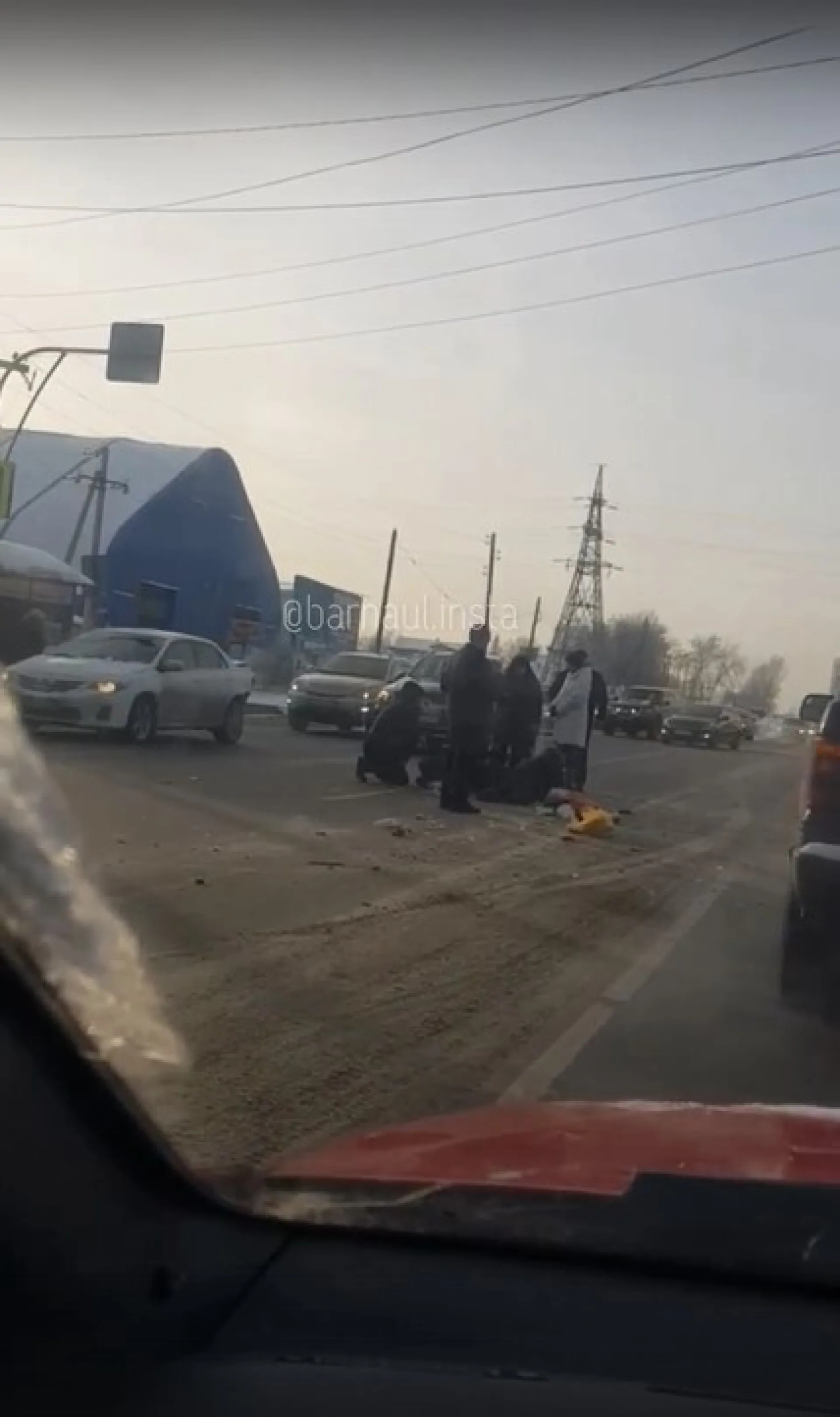 В Барнауле сбили пешеходов В Барнауле сбили пешеходов