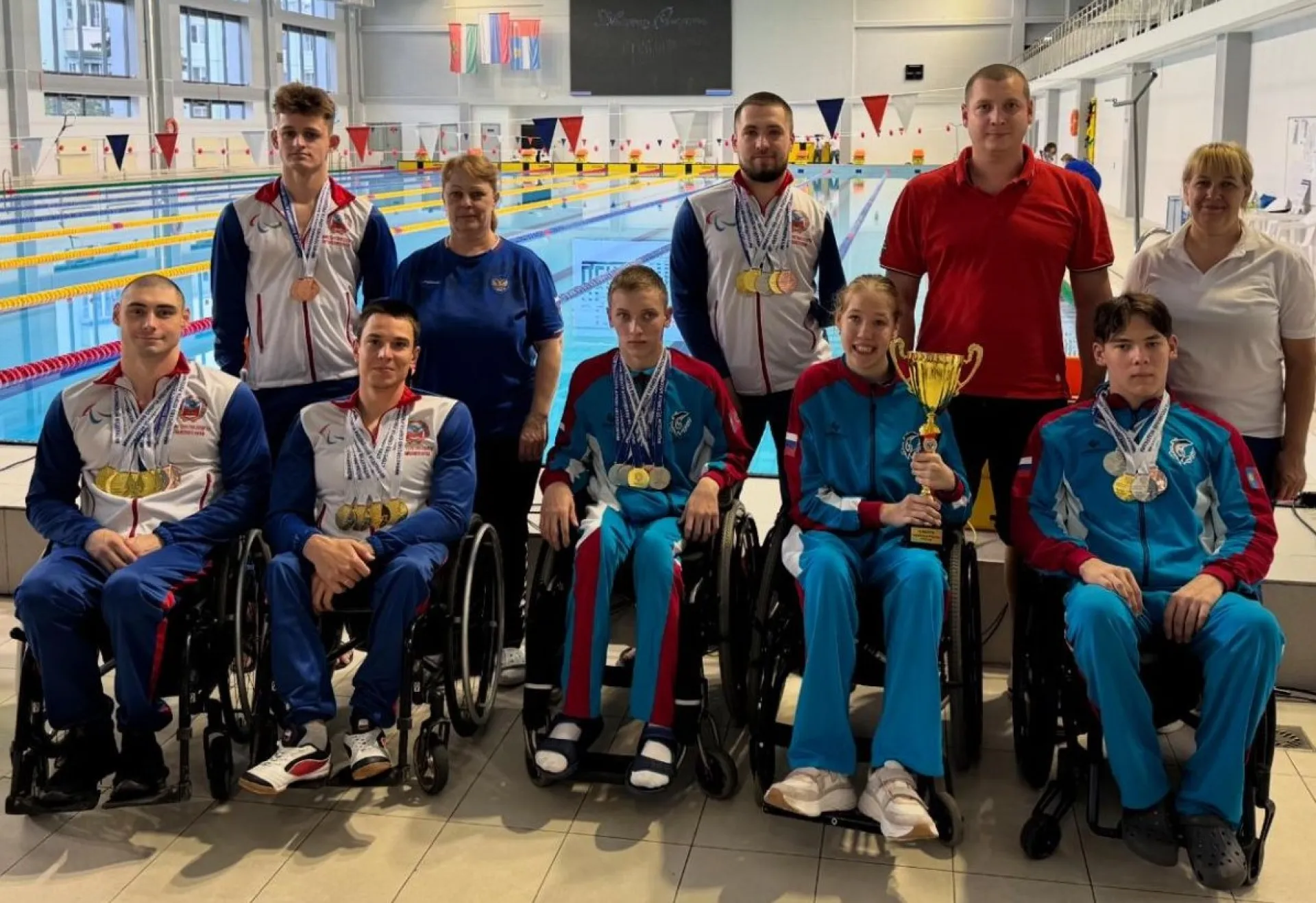 27 медалей завоевали алтайские инваспортсмены на чемпионате России по плаванию 27 медалей завоевали алтайские инваспортсмены на чемпионате России по плаванию
