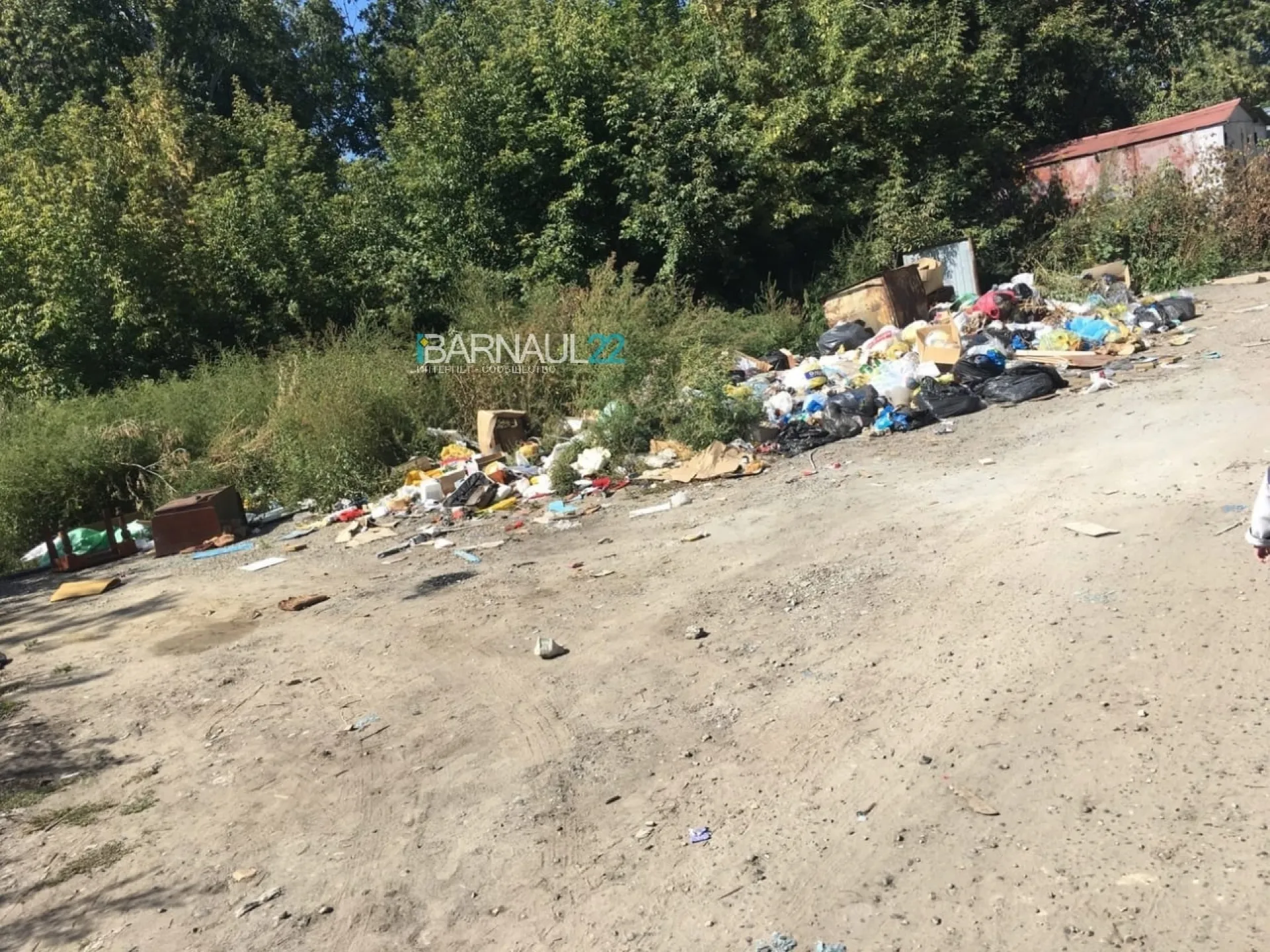 Жительница Барнаула возмущается по поводу свалки, которая образовалась возле дома Жительница Барнаула возмущается по поводу свалки, которая образовалась возле дома