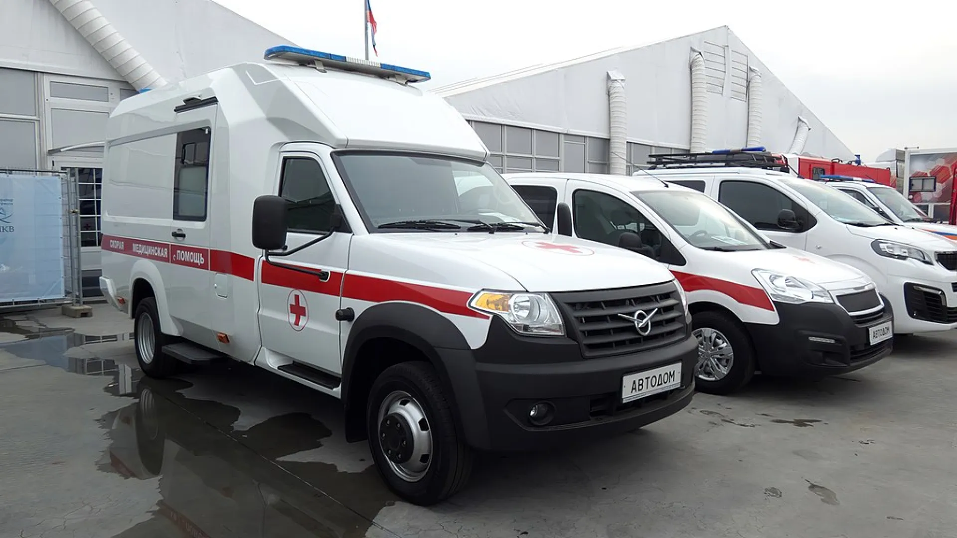 В России обновили автопарк скорой медицинской помощи