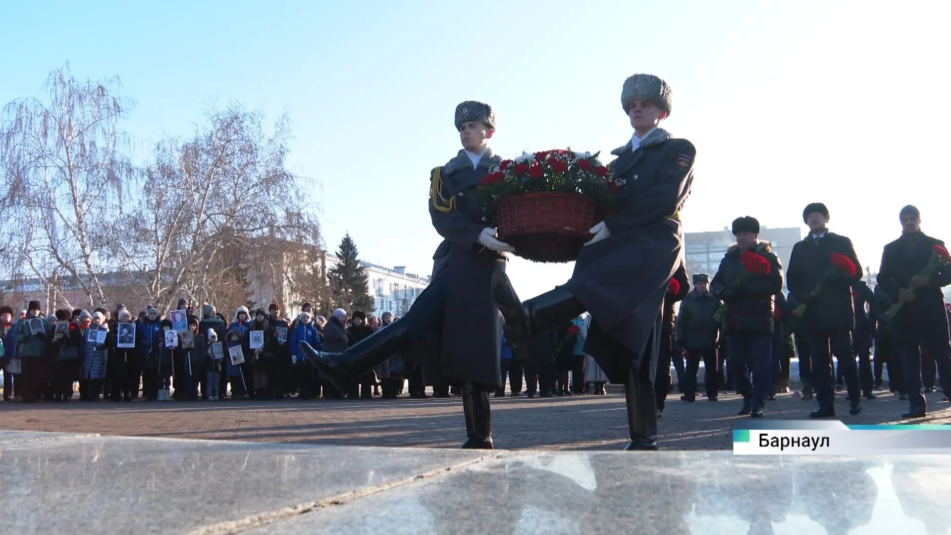 Память героев-защитников Сталинграда почтили в Барнауле Память героев-защитников Сталинграда почтили в Барнауле