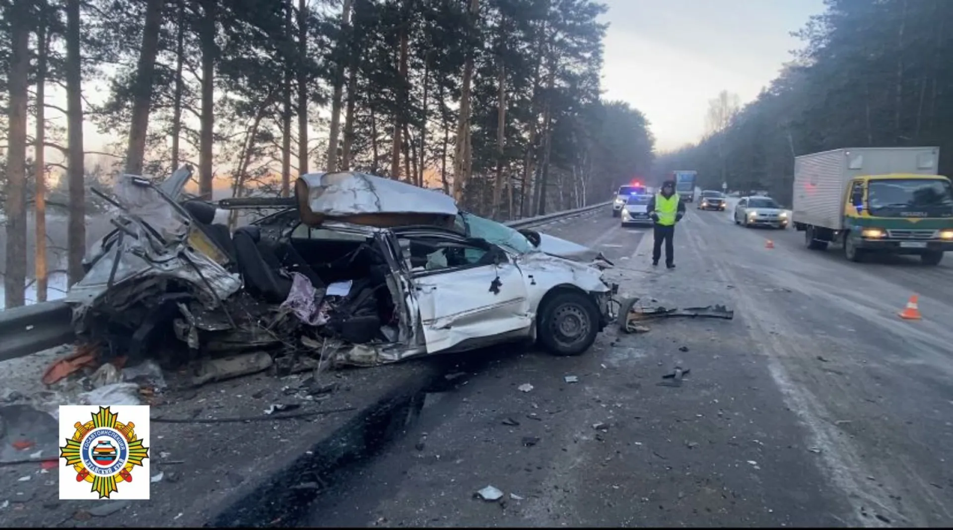 Серьёзное ДТП произошло в Бийском районе Серьёзное ДТП произошло в Бийском районе