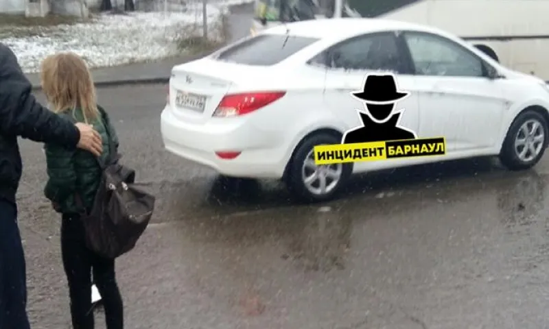 Девочку сбили на пешеходном переходе в Барнауле 