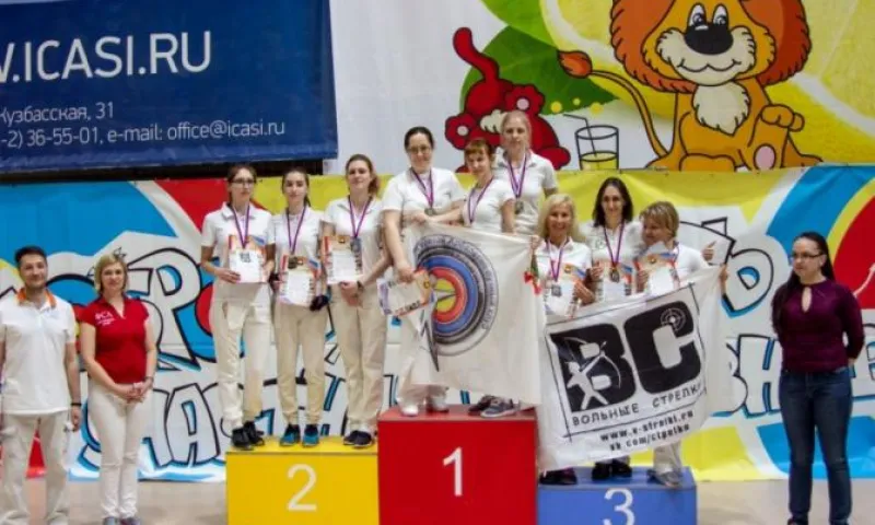 Команда алтайских лучниц стала серебряным призёром чемпионата Кемеровской области