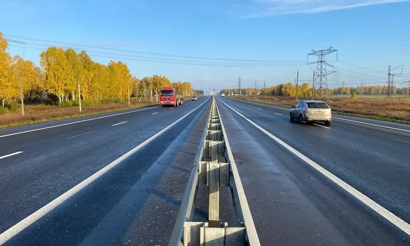 В Алтайском крае открыли движение по обновленному четырехполосному участку Чуйского тракта