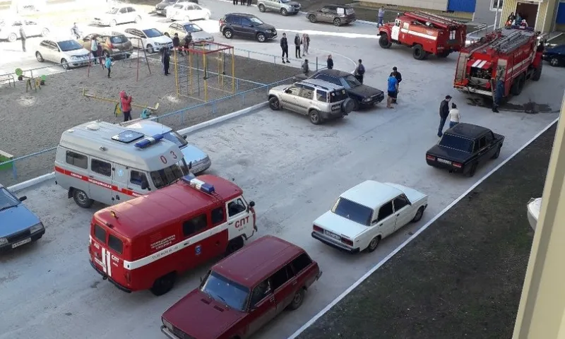 Пожар на балконе произошел из-за брошенного окурка сигареты в Бийске